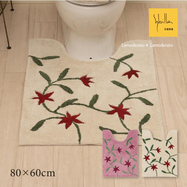 サイズ：約80×60cm（アームより手前約60cm）素材：綿100％裏面：滑りにくい加工カラー：ベージュ・ピンクインドネシア製華やかに咲くツル科植物の花。シビラならではの独自のアレンジで、しなやかに動きのあるデザインのアーカイブ柄が登場。刺...