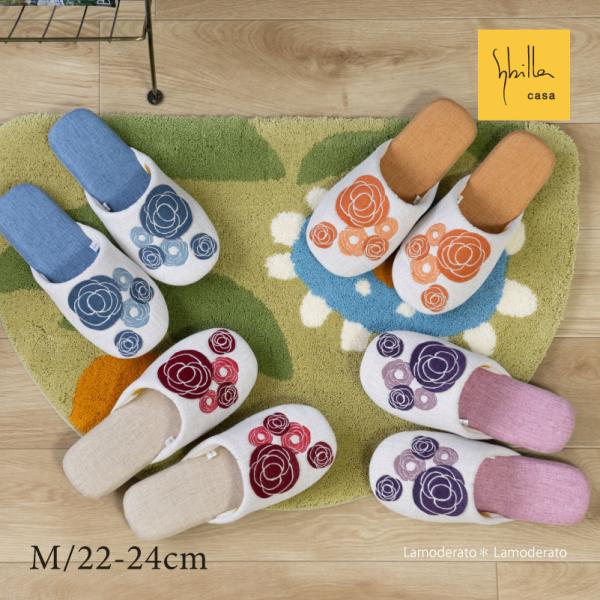 適応サイズ：（Mサイズ）約22〜24cm素材：（甲表・中板）ポリエステル　（甲裏）パイル/綿・地糸/ポリエステル　（底材）PVCカラー：ブルー・レッド・オレンジ・ピンクカンボジア製ウォッシャブル（タンブラー乾燥はできません）甲いっぱいに大小...