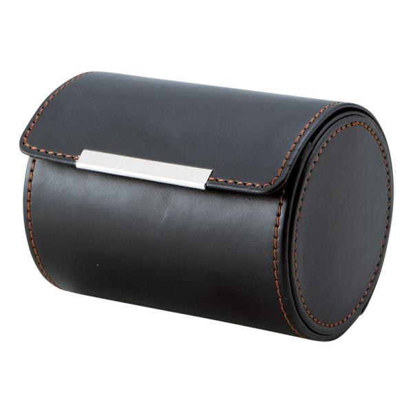腕時計収納としても、ネクタイ収納としても使える2WAYタイプのケースです。一泊出張の必需品。●商品サイズ:11.5×9.5×9cm●箱サイズ:12.5×10.5×10cm●箱入重量:0.2kg●原産国:中国●材質:合成皮革（PU）、ポリエステル他