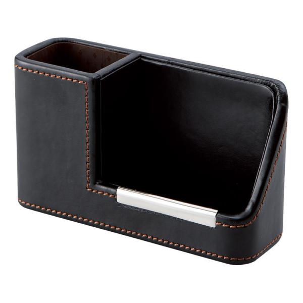 スマホ&amp;メガネスタンド スマホとメガネを手軽に格好よく収納できます。●商品サイズ:13.5×5×8cm●箱サイズ:8.5×14.6×6cm●箱入重量:0.2kg●原産国:中国●材質:合成皮革（PU）、ポリエステル、スチール他