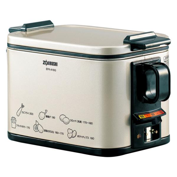 他サイト： 象印 あげあげ 電気フライヤー EFK-A10G-TJの商品画像