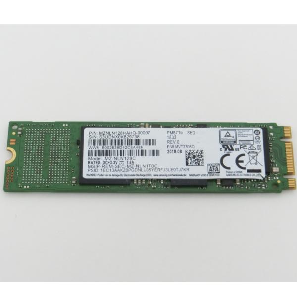 SAMSUNG 動作確認済品 MZNLN128HAHQ-00007(PM871b) 中古 内蔵 M