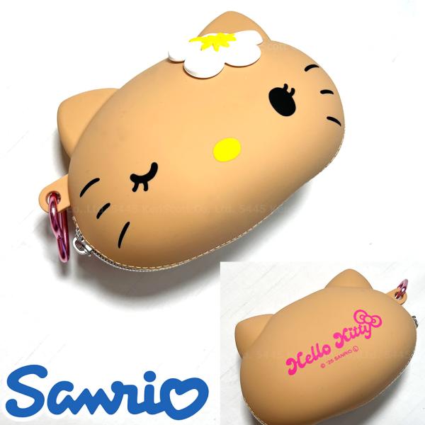 サンリオ 日焼けキティ ビッグサイズ ポーチ ギャル かわいい ギフト 人気 シリコン ケース sanrio06