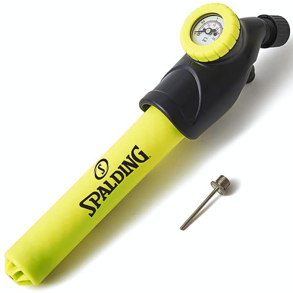 [Release date: August 7, 2024]ボール用 空気圧ゲージ付き空気入れ イエロー色。毎回正確な空気圧でプレイをサポート。空気圧計がついており、空気圧を確認しながらボールに空気を入れることが可能な空気入れ。押しても引い...
