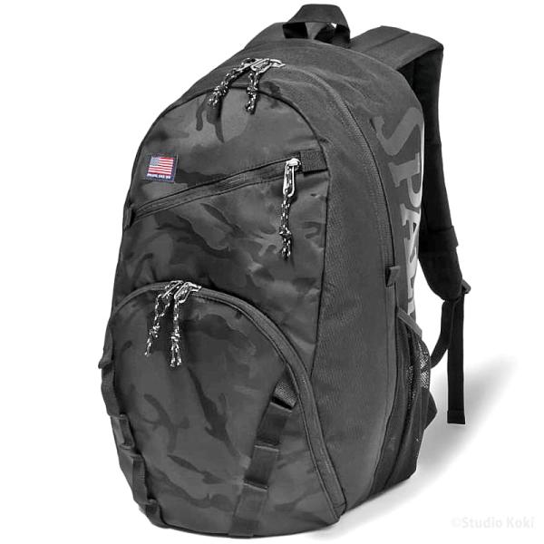 バスケ リュック SPALDING スポルディング ハーフデイ ハーフデイ2 スレートカモ 35L バックパック 50-028SC