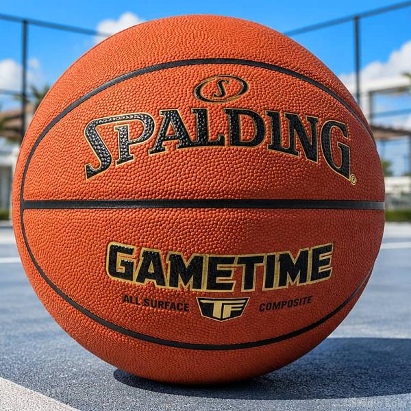 バスケットボール 6号 ゲームタイム ブラウン 78-223J バスケ 合成皮革 屋内 屋外 スポルディング SPALDING 26AW 正規品