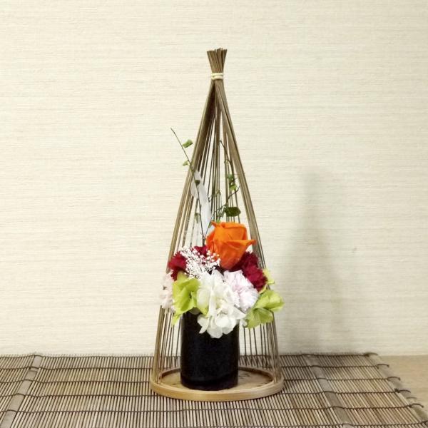 花器竹型　黒檀製 定価¥48,000 20201014-1.gif