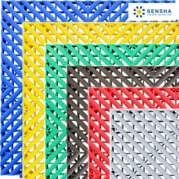 水を使う作業場などのフロアーに最適な、排水フロアーパネルです！セット内容・ 排水フロアパネル 40cm×40cm