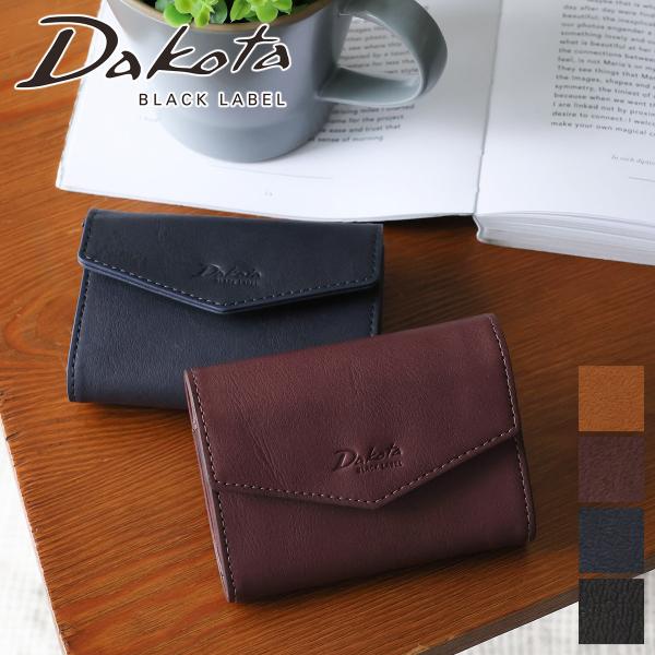 ダコタ ブラックレーベル 3年保証＋プレゼント付 Dakota BLACK LABEL ダコタ ブラックレーベル パルモ 小銭入れ付き三つ折り財布 0621901