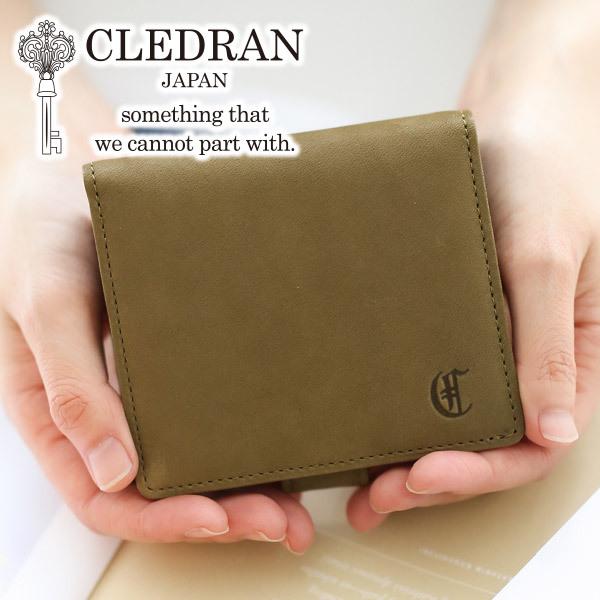 CLEDRAN（クレドラン） SOI ソイ 小銭入れ付き二つ折り財布 CR-CL3217