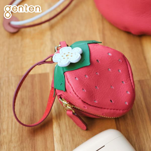 ゲンテン 3年保証付 genten ゲンテン Fruit market フルーツマーケット 立体チャーム「いちご」 45048