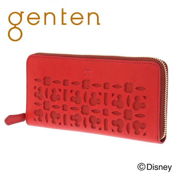 Genten ゲンテン Disney ディズニー コラボ トゥインクルカットワーク ミッキーマウス 長財布 Ged こだわりの ブランド Sentire One 通販 Yahoo ショッピング