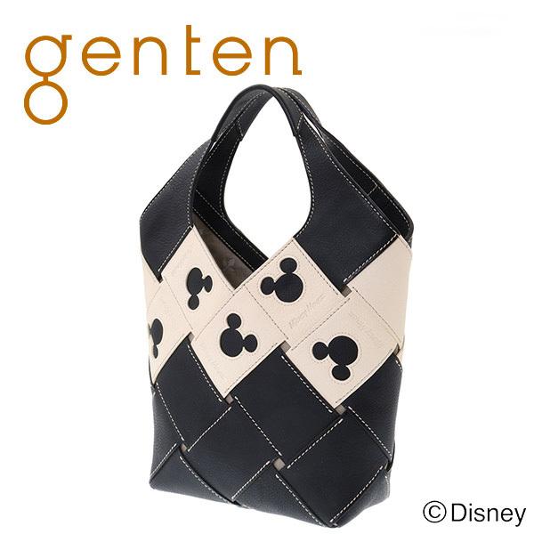 Genten ゲンテン Disney ディズニー コラボ サスティナブルカットワーク限定 ミッキーマウス トートバッグ Ged こだわりのブランド Sentire One 通販 Yahoo ショッピング