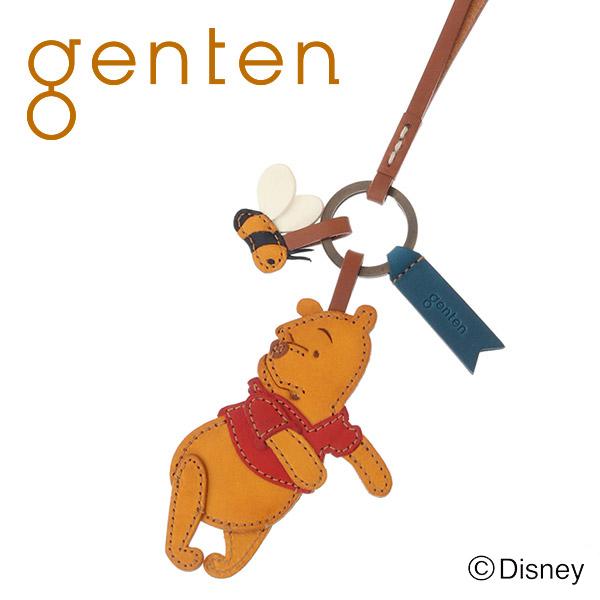 （ラスト1点）新品 ゲンテン ワクワクレザーチャーム クマのプーさん ディズニー genten ゲンテン Disney ディズニー コラボ ワクワクチャーム
