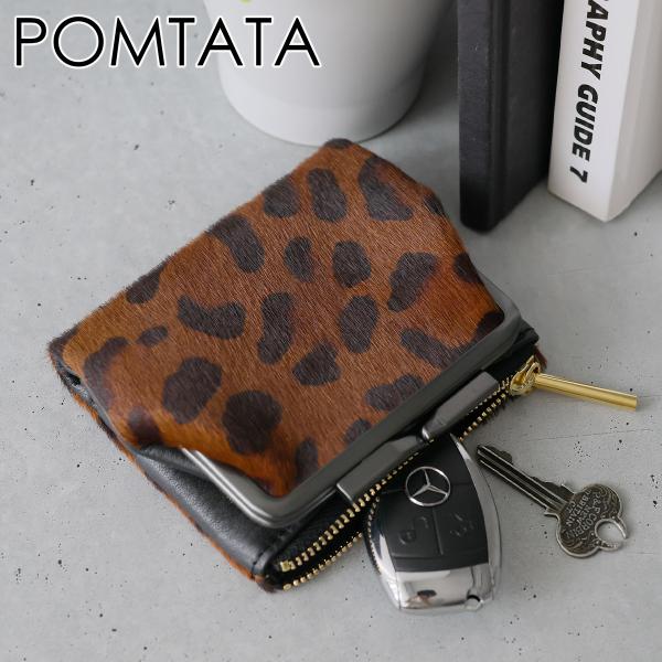 ポンタタ 3年保証付 POMTATA ポンタタ HAYL ZIP FRAME PURSE SHORT P3397