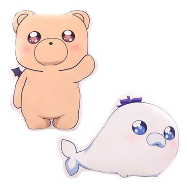 魔王城でおやすみ でびあくま ナスあざらし 抱き枕 ぬいぐるみ ふわふわ 萌えグッズ 背当て 飾り かわいい プレゼント Buyee Buyee Japanese Proxy Service Buy From Japan Bot Online