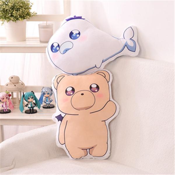 魔王城でおやすみ でびあくま ナスあざらし 抱き枕 ぬいぐるみ ふわふわ 萌えグッズ 背当て 飾り かわいい プレゼント Buyee Buyee Japanese Proxy Service Buy From Japan Bot Online
