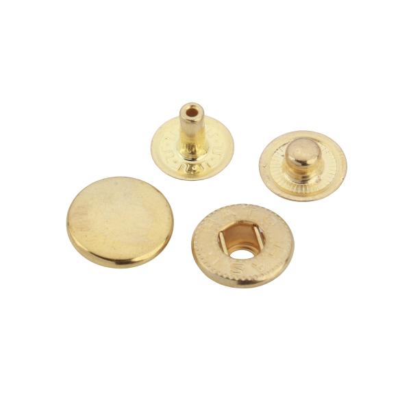 バネホックNO.5 12.6mm 標準セット HATO 鉄材 代金 10組入り レザー