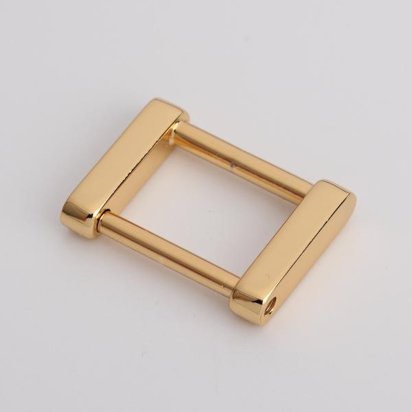 SENWA 日本製 ネジ式 角カン 21/24mm 吊メッキ 本金 吊り具 レザークラフト 接続金具
