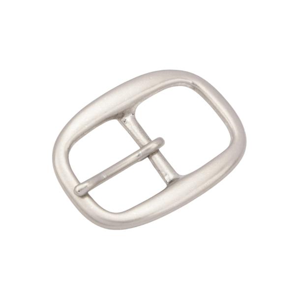 senwa 日本製真鍮生地ニッケルメッキ 中一美錠 ピン式ベルト用バックル 巾30mm  交換用尾錠 レザークラフト素材