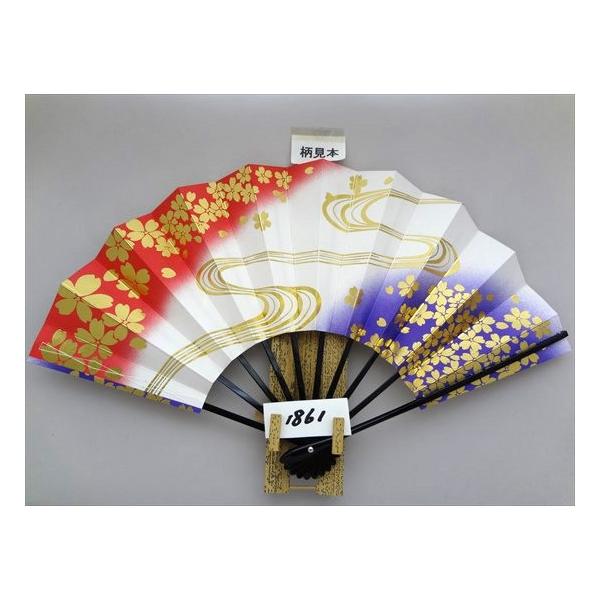舞扇子a１８６１ 金箔桜流水両妻ぼかし赤 紫サイズ変更 骨色変更可能 Buyee 日本代购平台 产品购物网站大全 Buyee一站式代购bot Online