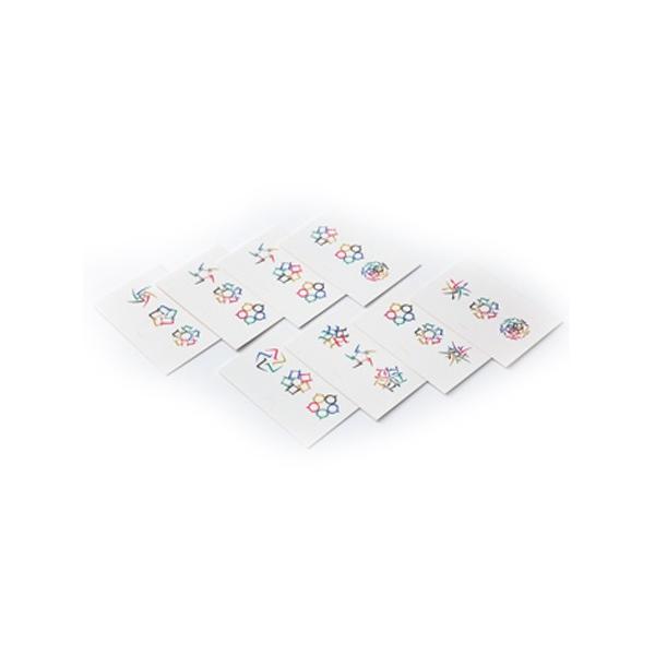 韓国雑貨 ハングル the gim_ガナダ カード［8枚セット］｜文房具｜かわいい｜お土産｜MUS8809182924874