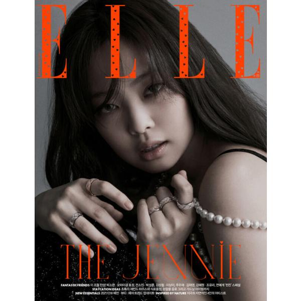 ELLE(韓国雑誌) / 2021年8月号(Aタイプ 表紙：BLACKPINK ジェニー