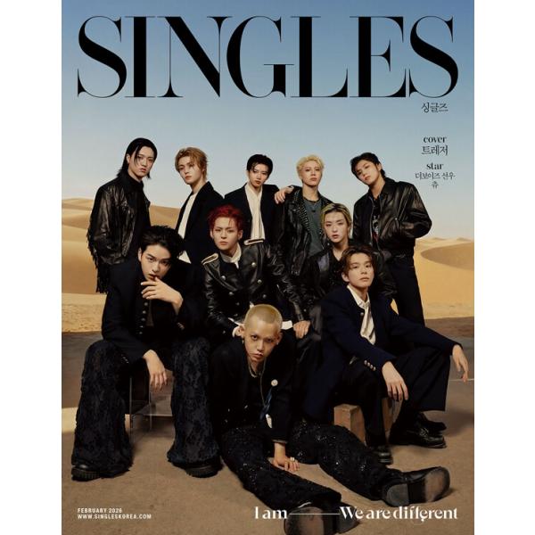 SINGLES(韓国雑誌) / 2026年2月号 (Aタイプ 表紙：TREASURE)｜韓国語