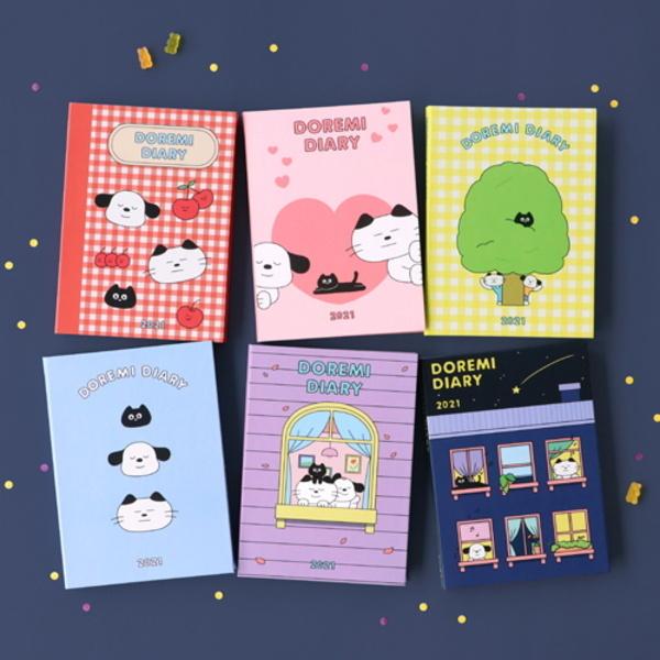 韓国雑貨 象徴的なドレミダイアリー 21年 韓国歴 スケジュール帳 手帳 ダイアリー 可愛い かわいい s 韓国音楽専門ソウルライフレコード 通販 Yahoo ショッピング