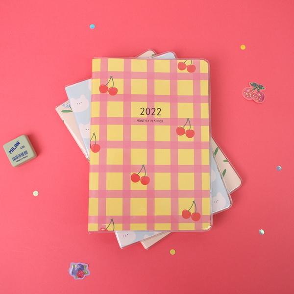 韓国雑貨 O Check 22 Monthly Planner 22年韓国歴 ダイアリー 韓国文房具 可愛い かわいい s 韓国音楽専門ソウルライフレコード 通販 Yahoo ショッピング