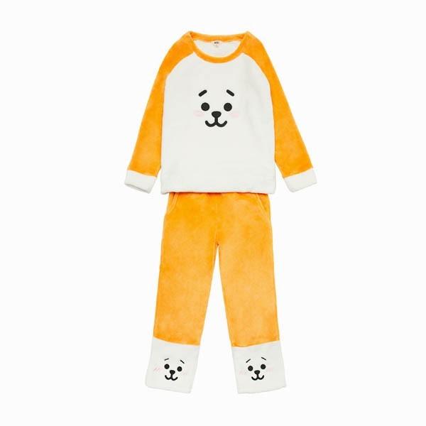 BT21公式グッズ＝ バンタン BTS あったかモコモコ パジャマ ≪RJ