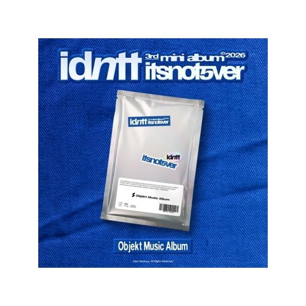 IDNTT / ITSNOTOVER (3RD ミニアルバム) OBJEKT MUSIC ALBUM VER.｜CDではありません｜
