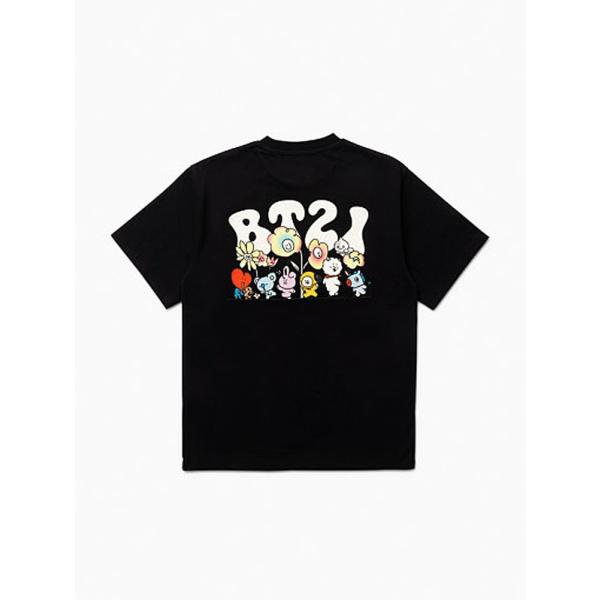 BT21公式グッズ＝ バンタン BTS 2020年春夏モデル 半袖Tシャツ ≪全員