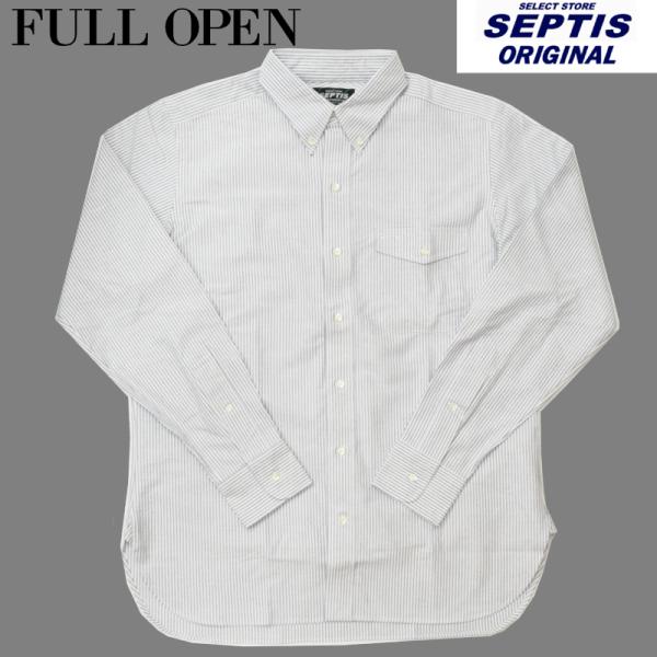 Septis Original セプティズオリジナル 長袖ボタンダウンシャツ Ivy Shirts オリジナルアイビーシャツ Oxford オックスフォード Stripe Blue Www Cecop Coop Index Php