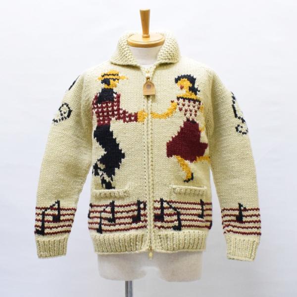 HAND ハンドニット ハンドニット COWICHAN DANCE SWEATER(ショールカラー SWEATER(カナディアンセーター