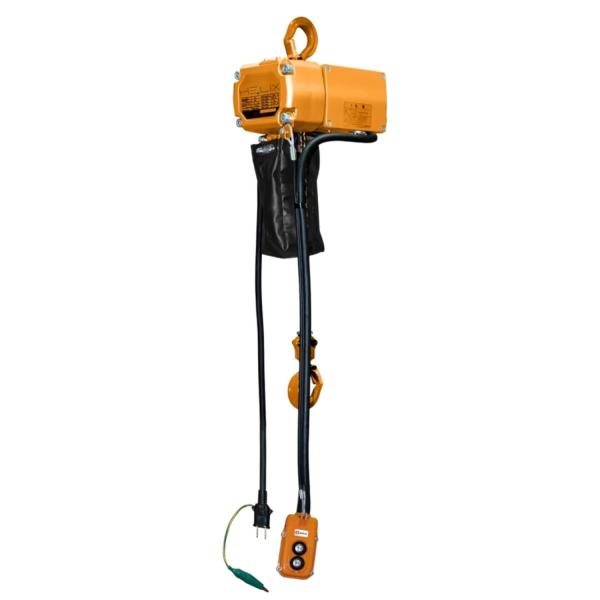 HELIX 小型電気チェーンホイスト 100V 定格荷重200kg 10m 電動チェーンブロック 家庭用 業務用 クレーン ウインチ 吊り上げ 電動ホイスト 日本語説明書付