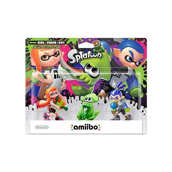 amiibo アミーボ トリプルセット 3体セット[ガール/イカ/ボーイ 