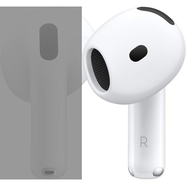Apple AirPods 4 (アクティブノイズ キャンセリング搭載) アップル エアーポッズ エアーポッツ 国内正規品 純正 新品 バラ売り A3055(右耳用)