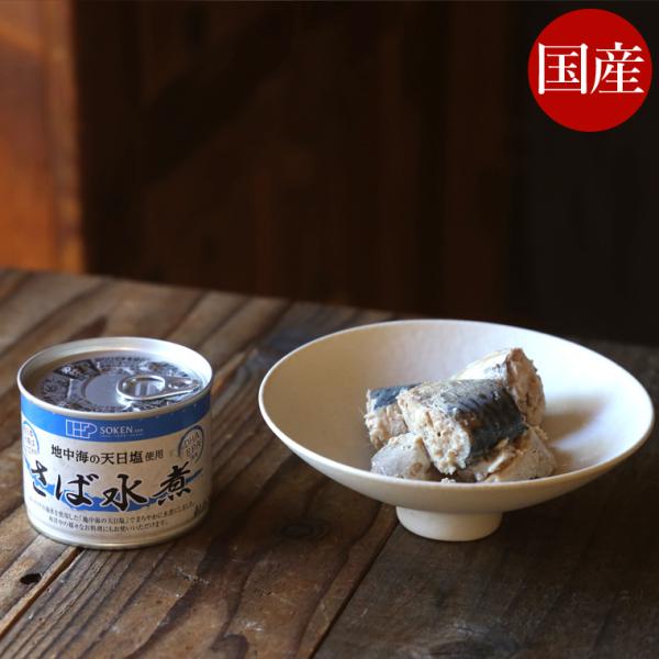 サバ缶 鯖 鯖缶 さば サバ 水煮 国産 さば缶 さば水煮 さば缶詰 缶詰め 缶詰 魚 さば水煮 190g 創健社 防災 保存食 非常食 常備食 常備 防災