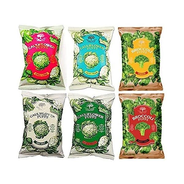 ティモレ カリフラワーパフ ブロッコリーパフ 6種類セット (各1袋ずつ