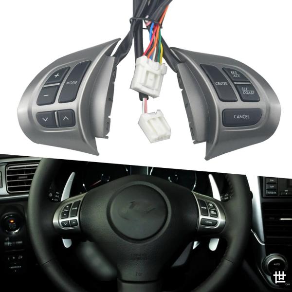 スバル フォレスター 2011 2012 クルーズコントロールスイッチ 多機能ステアリングホイール オーディオボタン カーアクセサリーキット 100%
