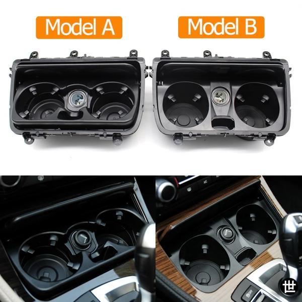 BMW 5シリーズ F10 F11 LCI 520 523 525 528 530 535 540用 内装車フロントセンターコンソールドリンクウォーターカップホ