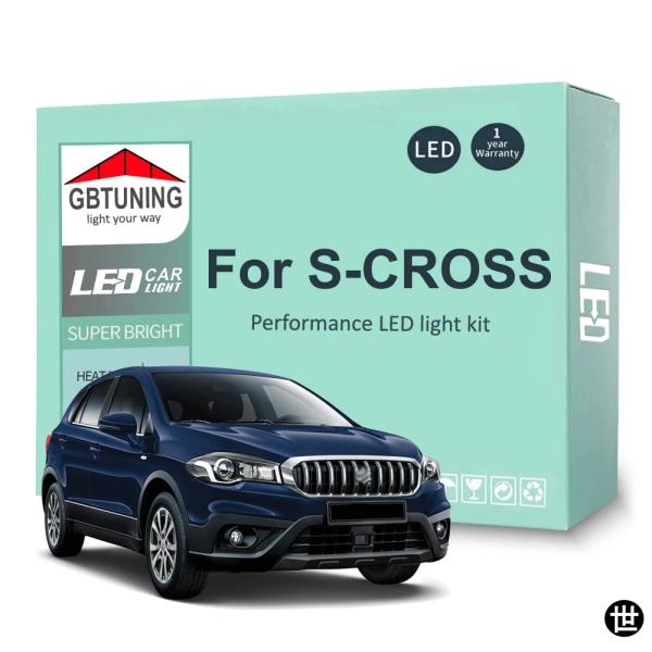 スズキ SX4 S-CROSS 2013-2019-23 CANバス 車内読書ドームトランクランプ用 LED室内灯 電球キット 10個