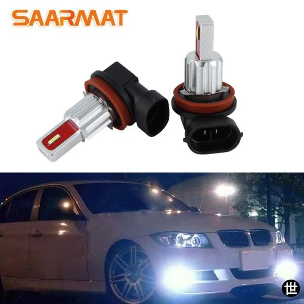 フォグランプ用 H11 LED 電球 2個 BMW MINI E71 X6 M E70 X5 E83 F25 X3 2004 E53 X5 2003 - 200