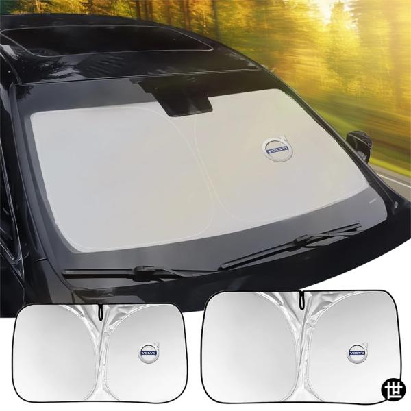 ボルボ RDESIGN V40 V50 S40 S80 XC60 S90 S60 XC40 C40 S60 V90 用自動車フロントガラスサンシェードカバー U
