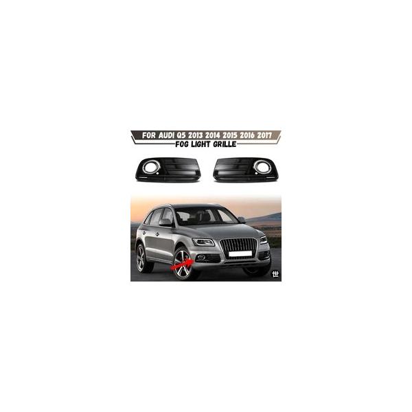 アウディ Q5 2013-17 用 フロントバンパー フォグランプ カバー グリル フロントバンパー グリル 8R0807681 8R0807682