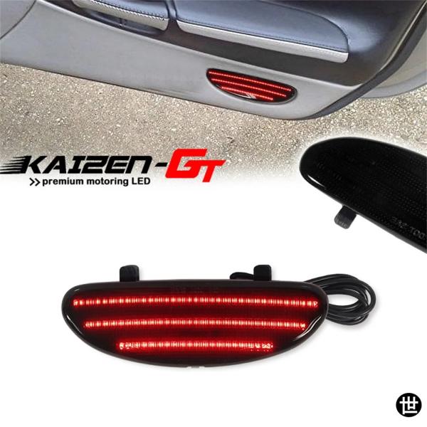 シボレー コルベット C5 1997-2004 ドアパネル カーテシライト用 赤色LED 車内ドアパネル反射板ライトアセンブリ 1個