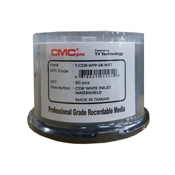 【3個セット】CMCpro T-CDR-WPP-SB-WS1 CD-R ウォーターシールド ワイド白プリンタブル 50枚スピンドルバルク x3個