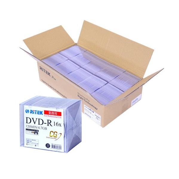 【10個セット】DVD-R データ用 Ritek Professional with 