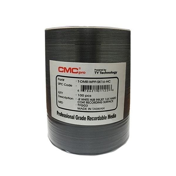 【3個セット】CMCpro T-DMR-WPP-SK16-HC データ用DVD-R ハードコート ワイド白プリンタブル 100枚ロールラップ x3個